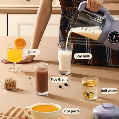 1000ML Automatic Soybean Milk Machine Intelligent Food Blender Electric Fruit Juicer Water Boiling Kettle Rice Paste Maker 220V